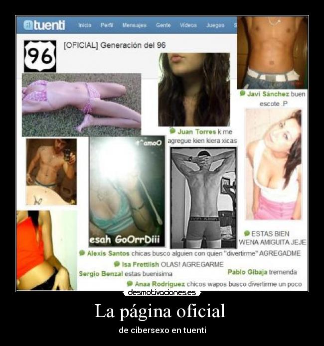 La página oficial -