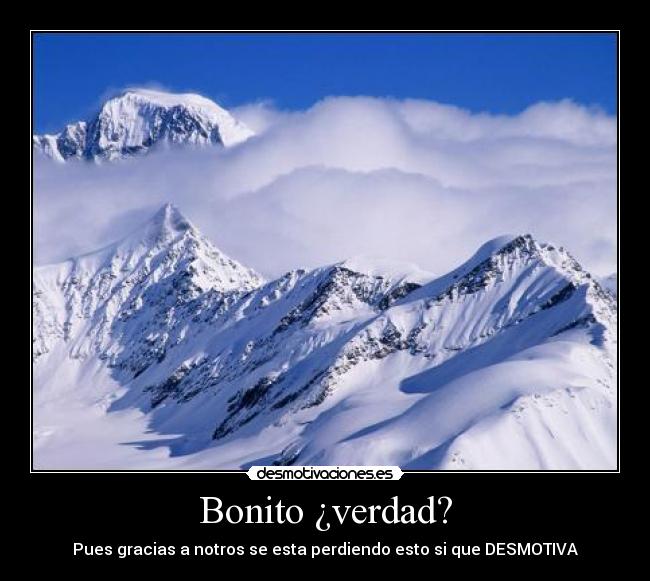 Bonito ¿verdad? - 