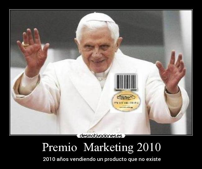 Premio Marketing 2010 - 2010 años vendiendo un producto que no existe