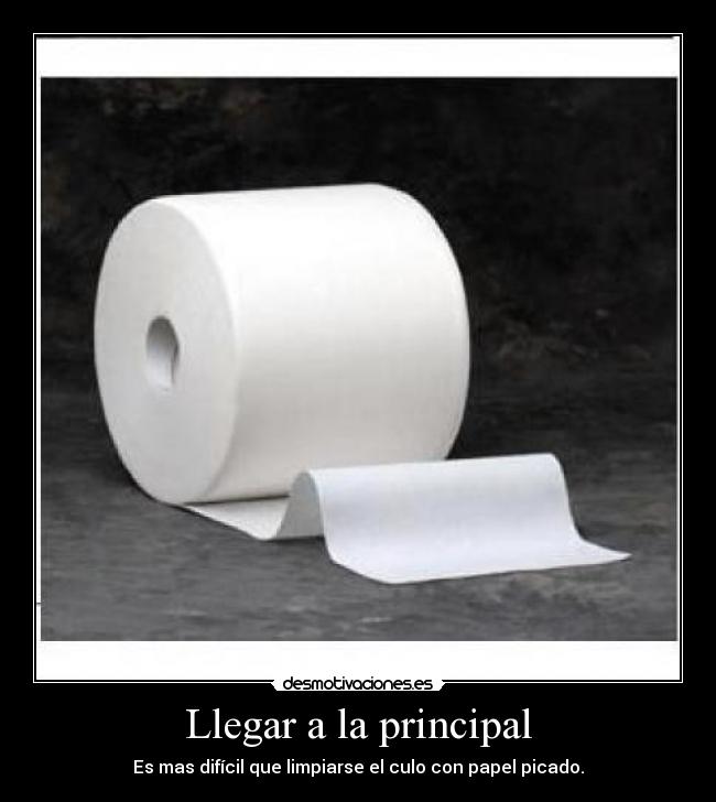 carteles llegar principal limpiarse culo papel picado olaf52 desmotivaciones