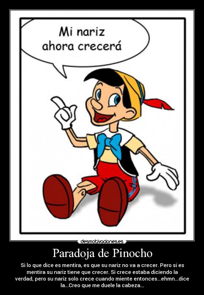 Paradoja de Pinocho - 
