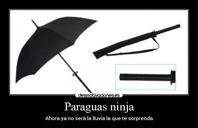 Paraguas ninja - 