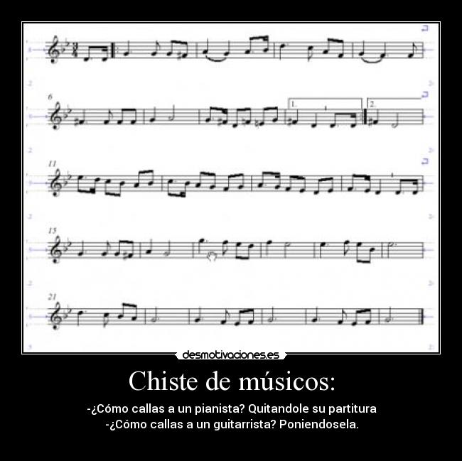 Chiste de músicos: -