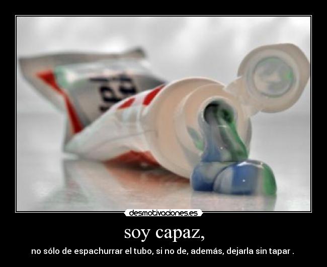 soy capaz, -