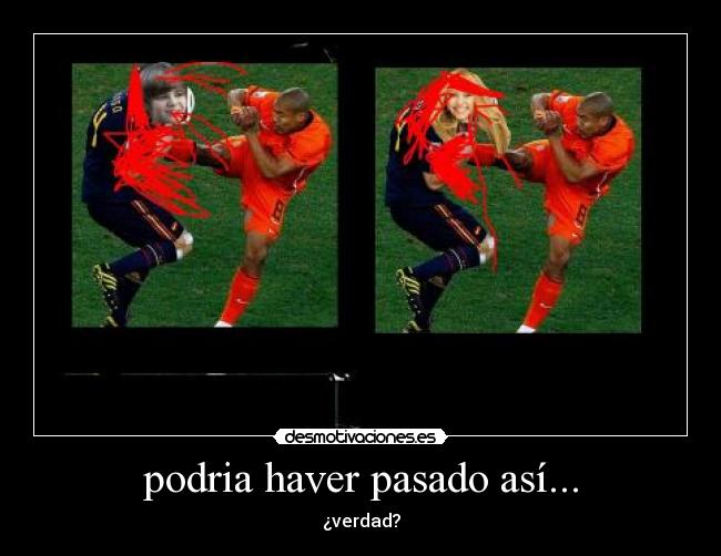 podria haver pasado así... -