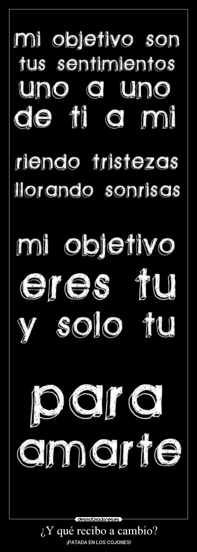 ¿Y qué recibo a cambio? -