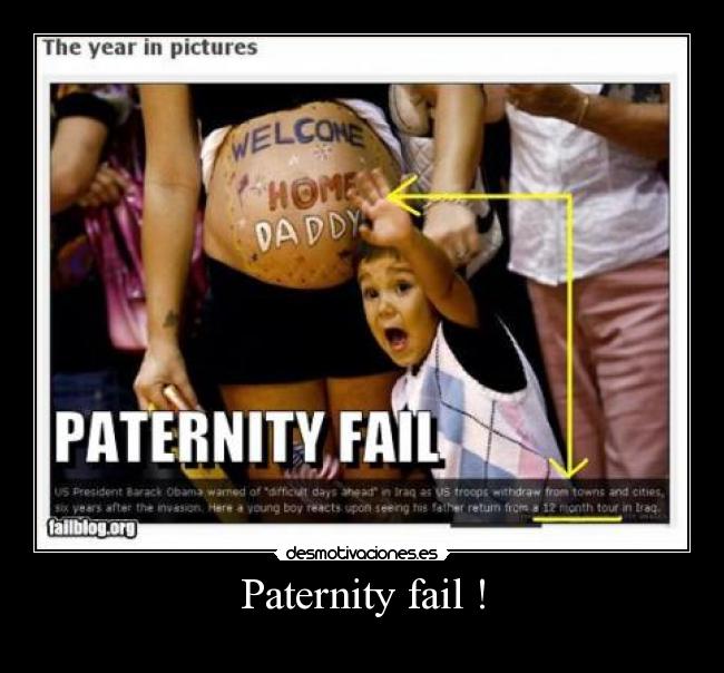 Paternity fail ! - 