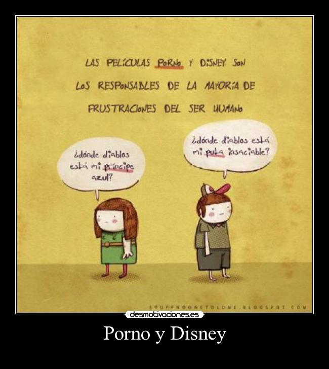 Porno y Disney -