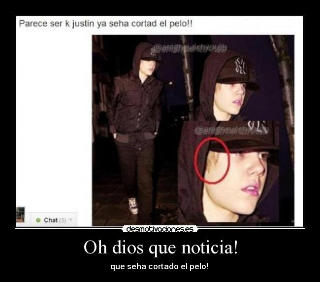 Oh dios que noticia! -