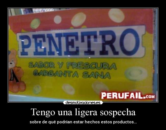 Tengo una ligera sospecha - 