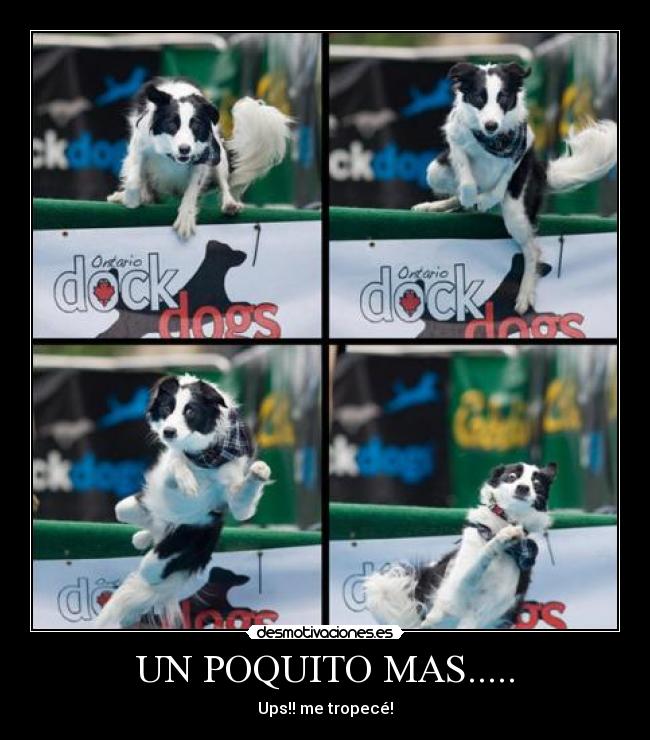 UN POQUITO MAS..... - Ups!! me tropecé!
