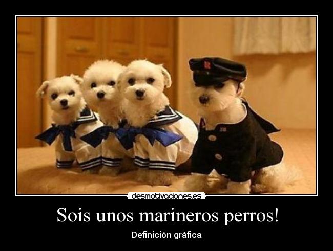Sois unos marineros perros! - Definición gráfica