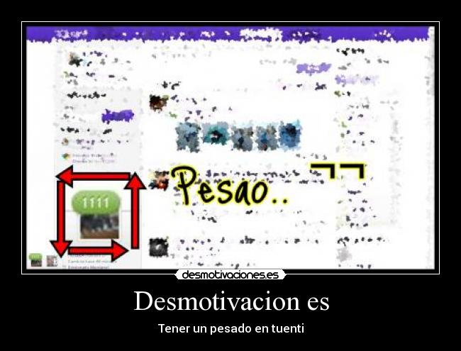 Desmotivacion es -