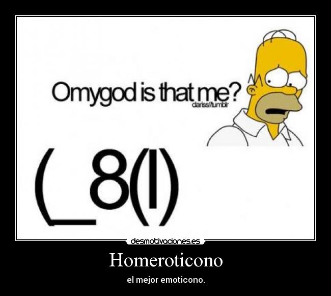 Homeroticono - el mejor emoticono.