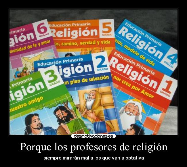 Porque los profesores de religión - 