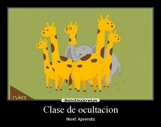 Clase de ocultacion -