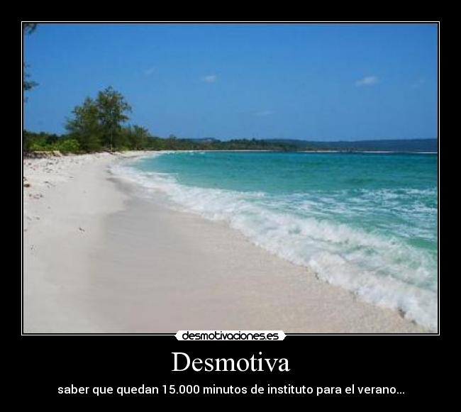 carteles verano desmotivaciones