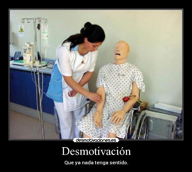 Desmotivación -