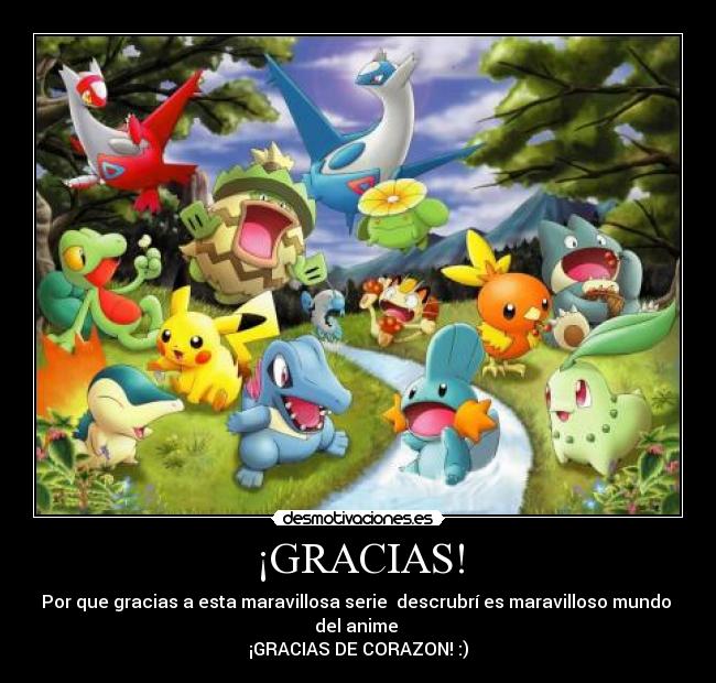 carteles pokemon gracias anime desmotivaciones