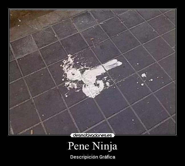 carteles pene polla ninja grafica descripicion antoskatesk8 desmotivaciones