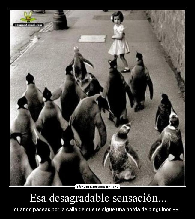 Esa desagradable sensación... -