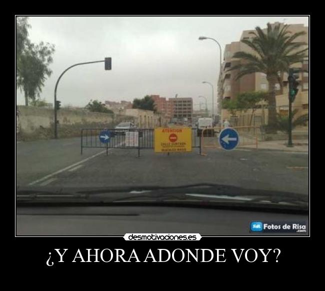 ¿Y AHORA ADONDE VOY? - 