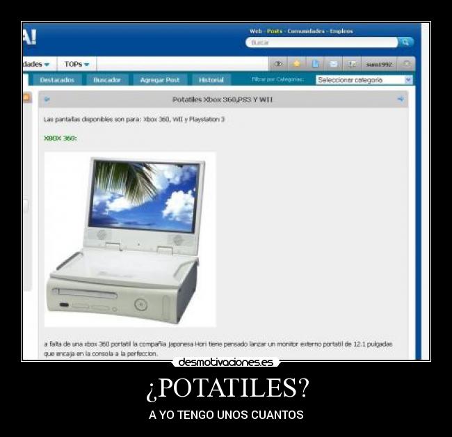 ¿POTATILES? -