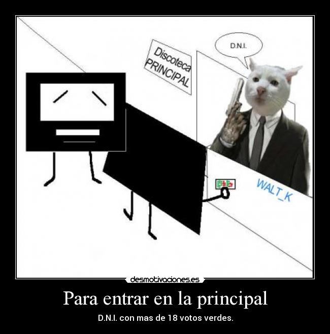 Para entrar en la principal -