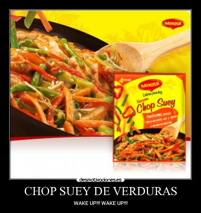 CHOP SUEY DE VERDURAS -