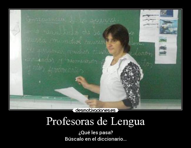 Profesoras de Lengua - 