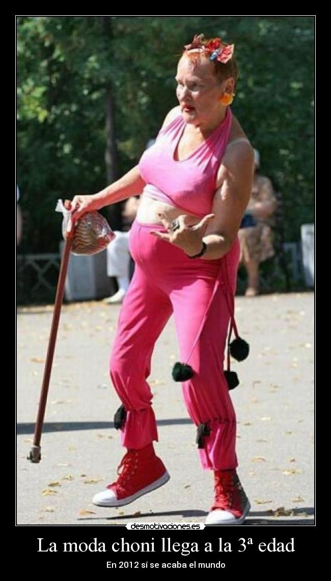 La moda choni llega a la 3ª edad - 