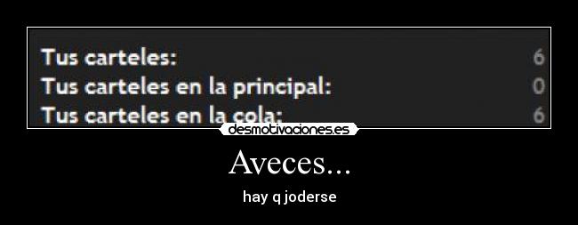 Aveces... - 