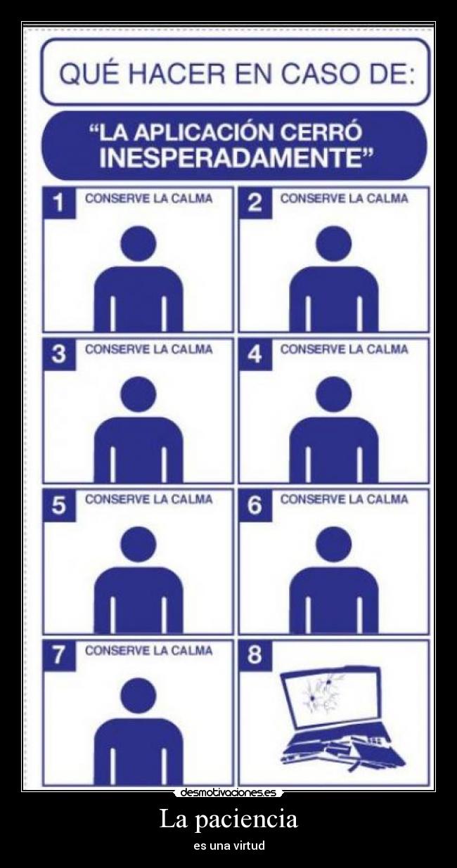 La paciencia - es una virtud