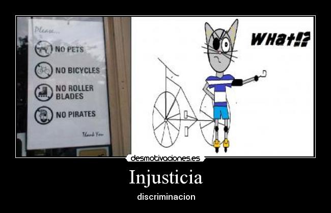 Injusticia - discriminacion