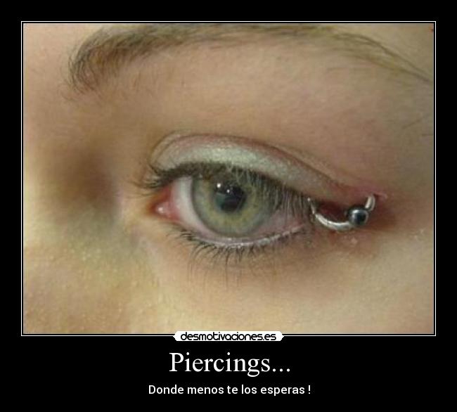 Piercings... - Donde menos te los esperas !