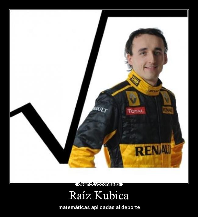 carteles kubica raiz matematicas desmotivaciones