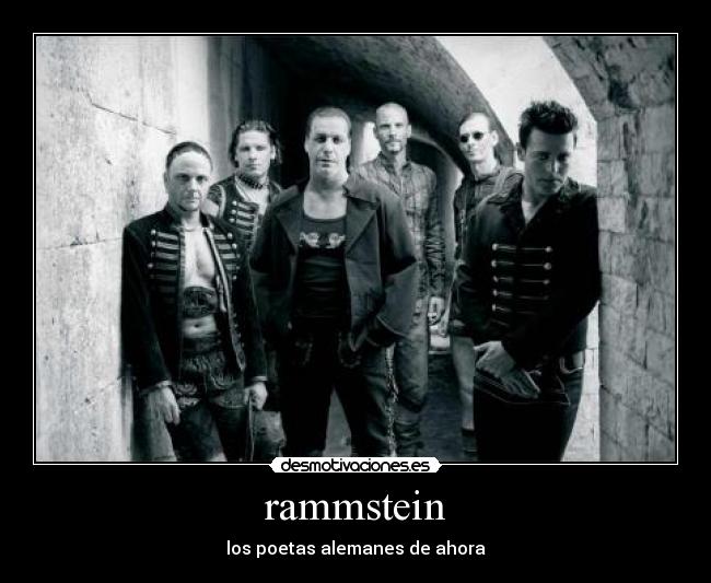 rammstein - los poetas alemanes de ahora