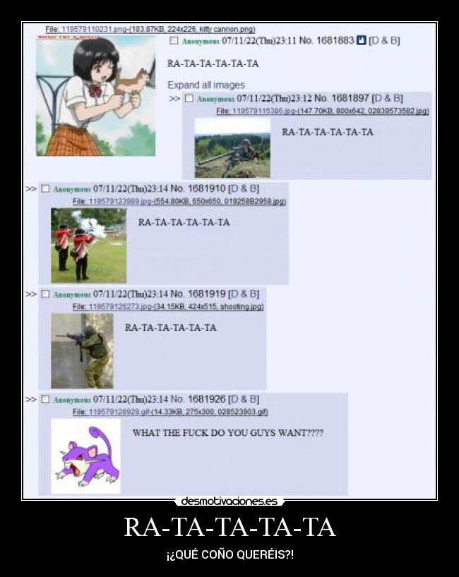 carteles pokemon 4chan ratata desmotivaciones