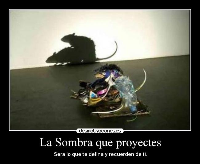 La Sombra que proyectes -