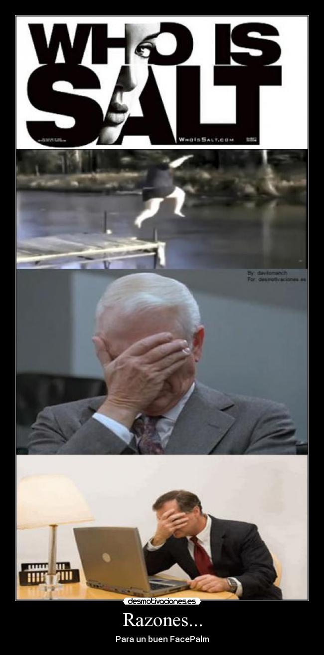 Razones... - Para un buen FacePalm