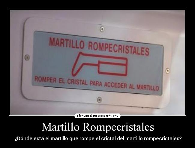 Martillo Rompecristales - 