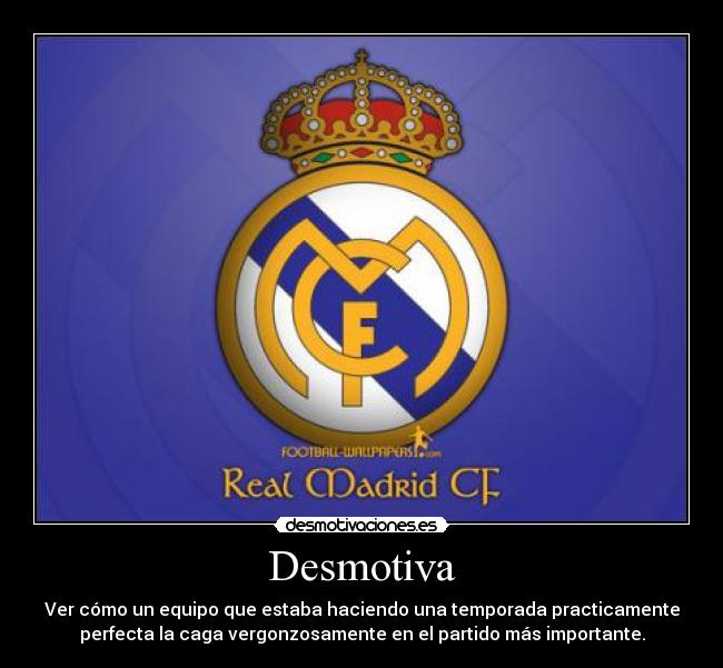 carteles real madrid cagada 5-0 barcelona desmotiva desmotivaciones