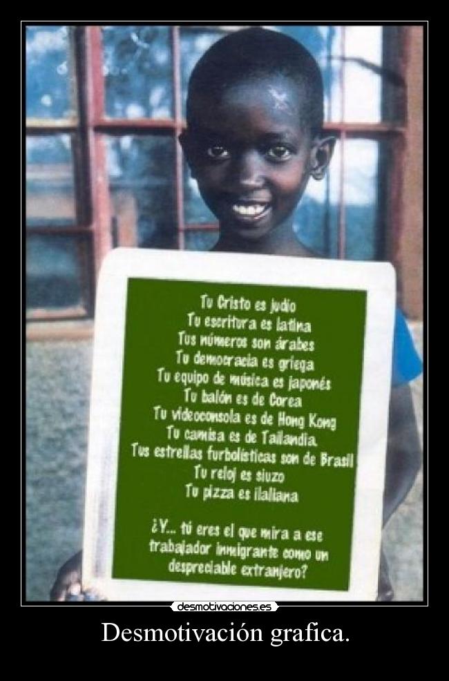 Desmotivación grafica. - 