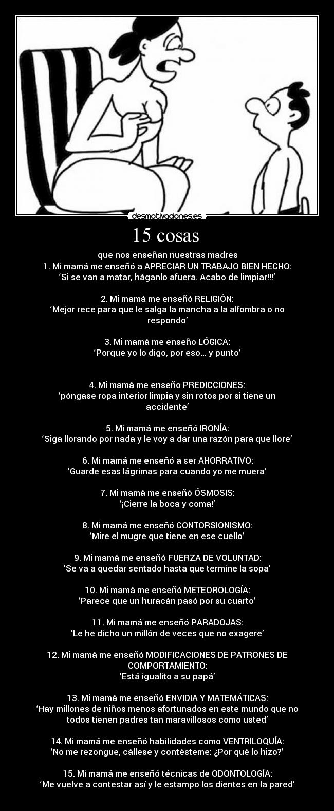 15 cosas -