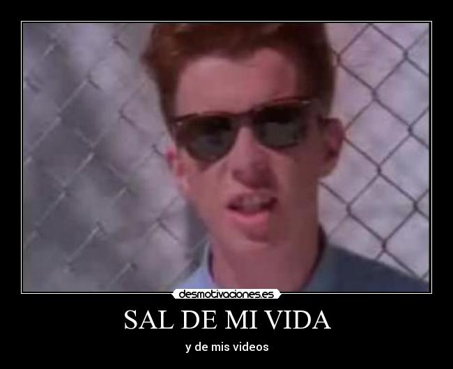 SAL DE MI VIDA - y de mis videos