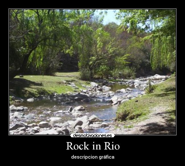 Rock in Rio - descripcion gráfica