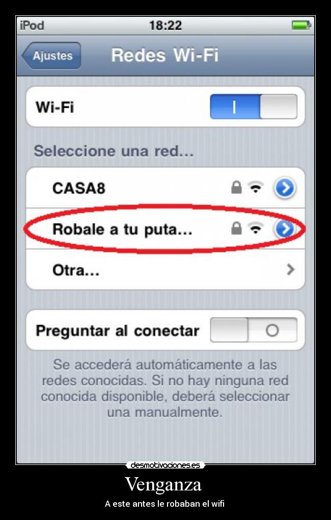 Venganza - A este antes le robaban el wifi