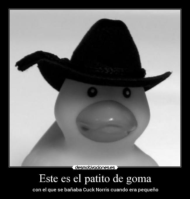 Este es el patito de goma - 