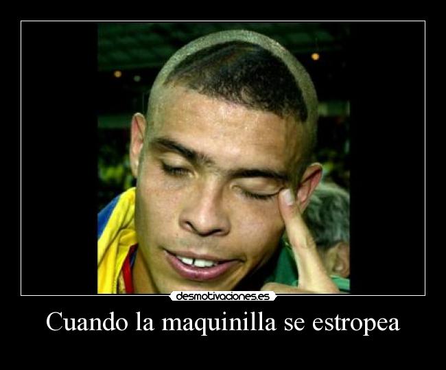 Cuando la maquinilla se estropea -