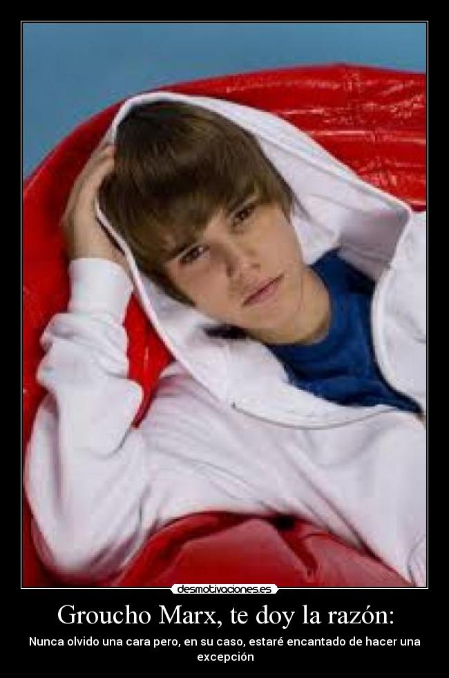 Groucho Marx, te doy la razón: -